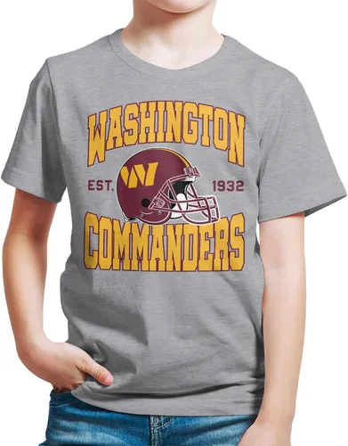 Miniatura 17 de Junk Food Clothing x NFL - Casco de equipo - Camiseta de manga corta para niños y niñas con licencia oficial de la NFL