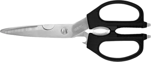 Miniatura 2 de Kershaw Taskmaster Tijeras negras, multiusos, con cuchillas de acero inoxidable de 3.5 pulgadas, tijeras de cocina y utilidad con herramientas