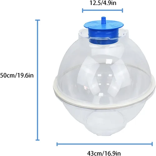 Miniatura 4 de Máquina de rellenar globos, kit de herramientas para rellenar globos con bomba expansora de globos y 9 accesorios, máquina de envoltura de regalo