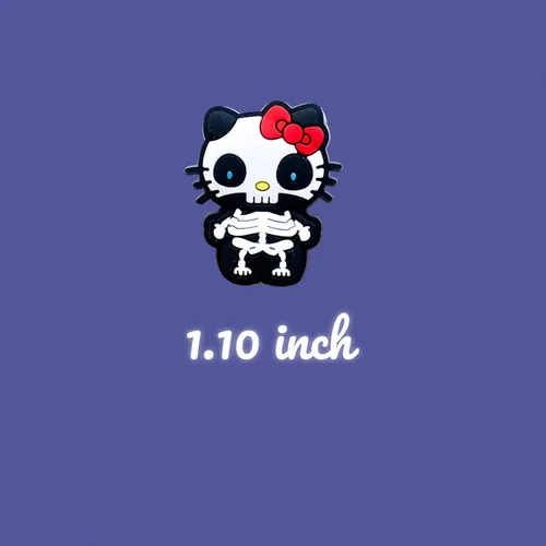 Miniatura 2 de Dijes de zapatos de dibujos animados de Halloween para decoración de sandalias, pulseras, dijes de terror para adultos, adolescentes, niños