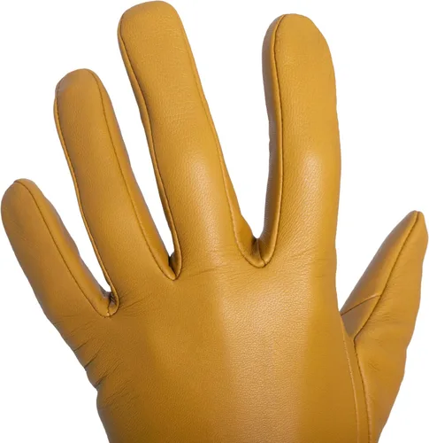Miniatura 3 de Guantes Patrol-X para hombre (100% cuero Cabretta) para conducción táctica de policía, tiros y conducción en motocicleta (finos y sin forro)