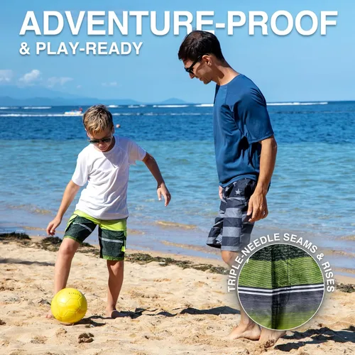Miniatura 72 de Kanu Surf Traje de baño Yolo de secado rápido UPF 50+ para niños