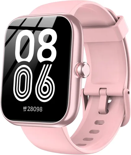 Miniatura 9 de Reloj inteligente con Alexa integrado, rastreador de salud HD de 1.83 pulgadas, llamadas/notificaciones Bluetooth, más de 120 modos deportivos, Negro
