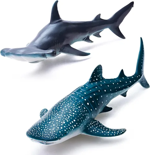 Miniatura 22 de Gemini&Genius Figura de acción de pez vela de animales marinos, juguete de baño de goma suave, pez espada realista del océano, juguetes educativos