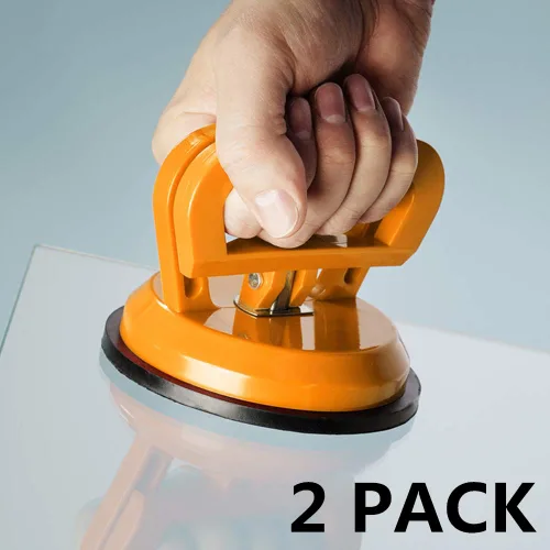 IMT Paquete de 2 herramientas de elevación con ventosa de 5 pulgadas, capacidad de elevación vertical de 110 libras y horizontal de 130 libras para