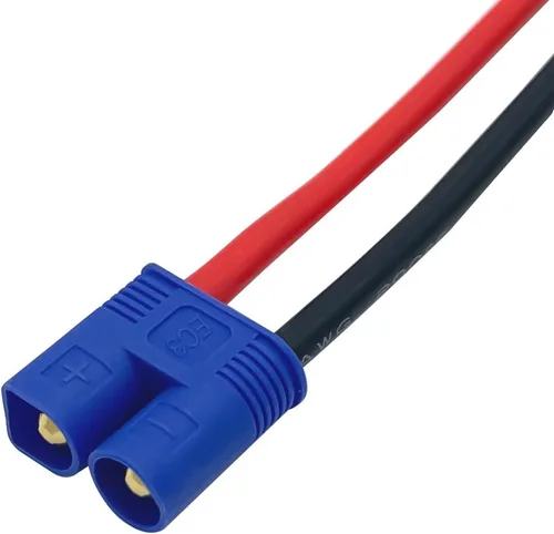 Miniatura 4 de 5 pares EC3 conector hembra y macho Deans con 14AWG 3.9 in alambre de silicona para RC Lipo batería Cable Drone
