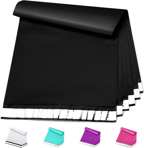Miniatura 55 de Metronic Sobres de polietileno grandes de 24 x 24 pulgadas, 100 unidades, bolsas de envío adhesivas fuertes para ropa, sobres impermeables para Lila