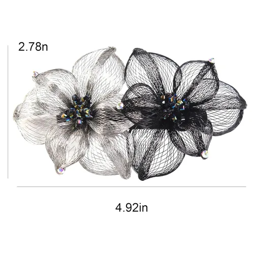 Miniatura 4 de Pasadores grandes para el pelo de las mujeres, pasadores de pelo grueso para mujer, accesorios de boda para mujer, alambre de cobre hecho a mano