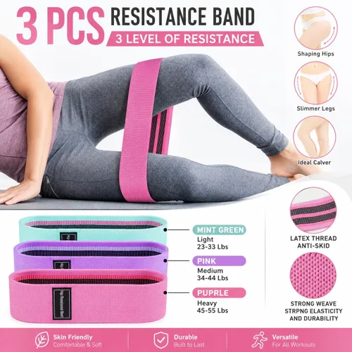 Miniatura 3 de Set de almohadillas para barra SINYWAY para sentadillas, 10 piezas, almohadillas de espuma para empujes de cadera, almohadilla para barra de Rosa