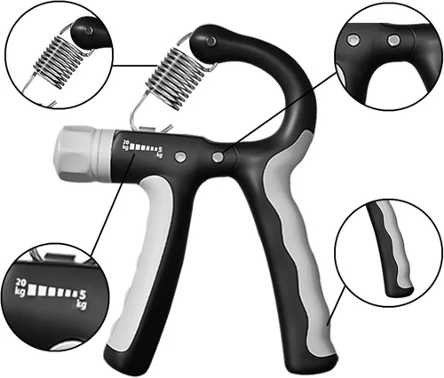 Miniatura 2 de Fortalecedor de agarre de mano para niños y jóvenes, agarre de mano de resistencia ajustable de 11 a 45 libras, empuñaduras para entrenamiento