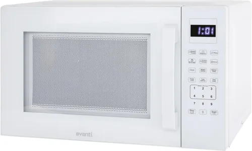 Miniatura 5 de Avanti Horno de microondas compacto de 1000 vatios para encimera con 9 ajustes de cocción preestablecidos, descongelación rápida y por peso, panel