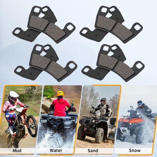 Miniatura 5 de Pastillas de freno traseras compatibles con Polaris RZR 570/LE Trail EPS; RZR 900/EPS Premium/XC Edition EPS/RZR S 900; General 4 1000 EPS/General