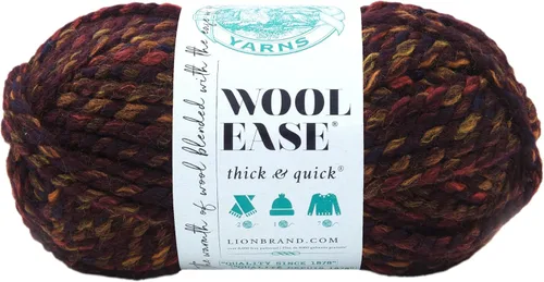 Miniatura 50 de Lion Brand Yarn - Ovillo de lana Wool-Ease Thick & Quick color fuerza aérea