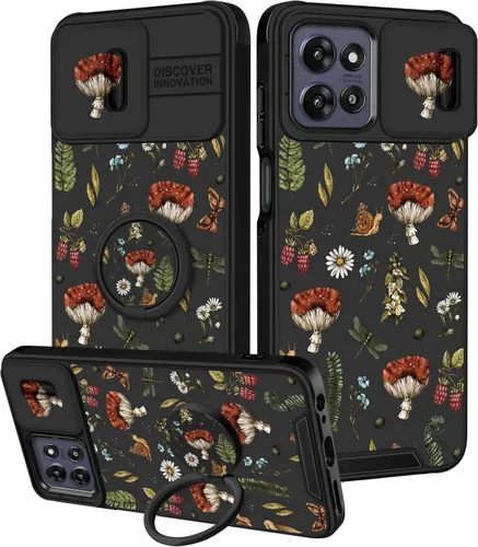 Miniatura 55 de para Moto G 5G 2023 funda - Cubierta de teléfono linda con corazón para mujeres y niñas, diseño único negro con cubierta deslizante para la cámara