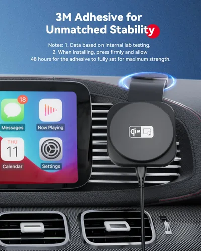 Miniatura 7 de Spedal Qi2 - Soporte magnético para cargador de coche de 15 W, para soporte de teléfono de coche compatible con MagSafe con imán fuerte, soporte