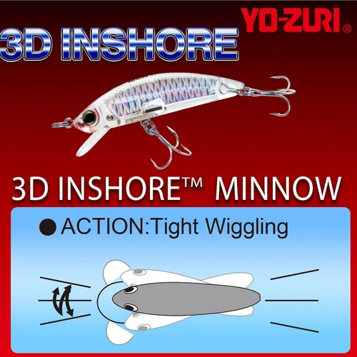 Miniatura 4 de Yo-Zuri Yo Zuri R 1213 3 D Minnow costero ' F 110 Mm 4 8 Señuelo flotante de caballa verde