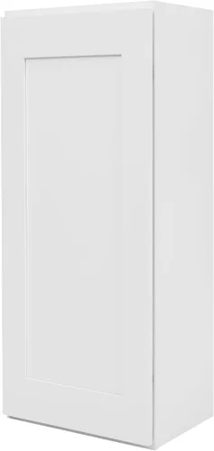 Miniatura 6 de Gabinete de pared shaker blanco - Listo para armar, perfecto para almacenamiento en cocina, lavandería y baño - 30,5 cm de ancho x 76,2 cm de alto x