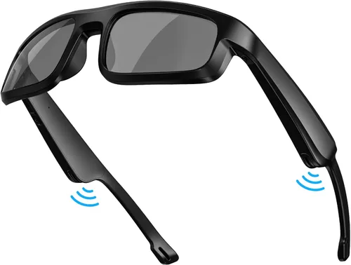 Miniatura 10 de Gafas inteligentes, gafas de sol polarizadas Bluetooth, micrófono y altavoces integrados, asistente de voz, protección UV, gafas de sol de audio