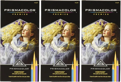 Miniatura 10 de Prismacolor 2476 Verithin Lápices de Colores, Colores Surtidos, 12