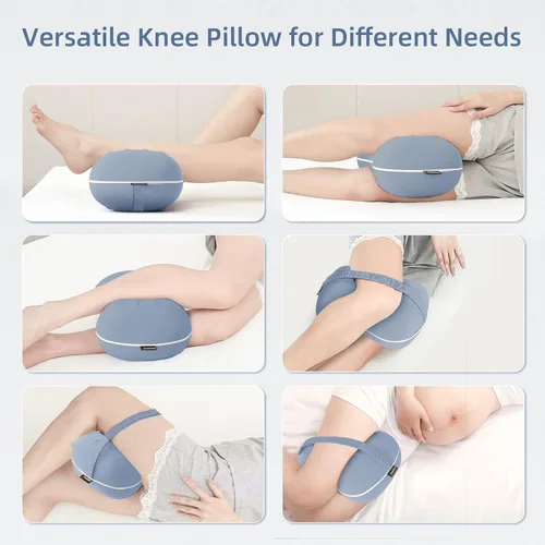 Miniatura 4 de Almohada de rodilla para personas que duermen de lado, almohada refrescante entre las piernas para dormir de lado, almohada de espuma viscoelástica