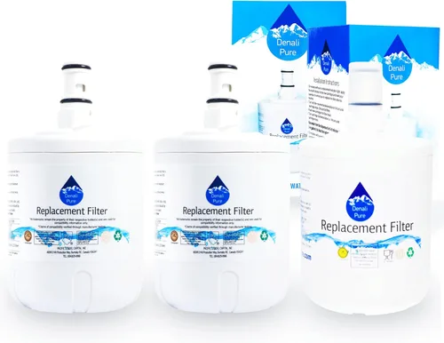 Paquete de 3 filtros de agua de repuesto para refrigerador KTRC22ELSS01, compatible con KitchenAid 8171413, 8171414 cartucho de filtro de agua para