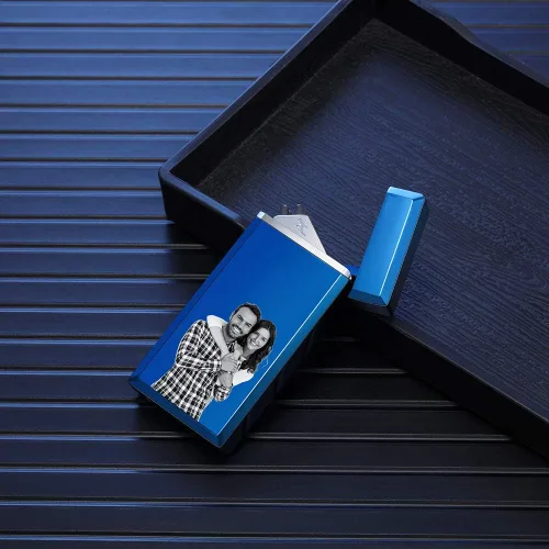 Miniatura 7 de Encendedor de fotos Zippo personalizado con imagen, encendedor de fotos personalizado para hombres, encendedor de puros, encendedor electrónico