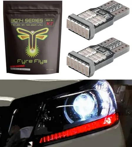 Miniatura 5 de Bombillas LED de luz diurna DRL para Honda Accord 2013-2015 Super brillantes, libres de errores de Canbus, serie 3014 (Azul), X7-3014-18-CN-HA