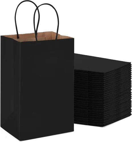 Miniatura 27 de Metronic - Bolsas de regalo de papel kraft con asas de 16 x 6 x 12 pulgadas, paquete de 6000 Para Navidad, recuerdos de fiesta de cumpleaños