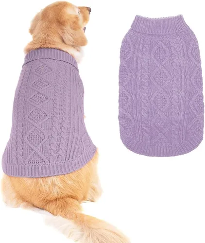 Miniatura 12 de BINGPET Suéter de Punto Térmico para Perros Pequeños, Medianos y Grandes, Abrigo de Invierno para Perros y Gatos, Conjuntos de Sudaderas Cálidas
