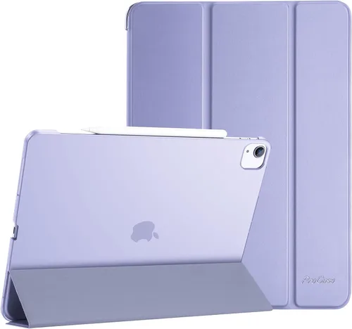 Miniatura 20 de ProCase Funda inteligente para iPad Pro de 12.9 2022/2021/2020/2018, carcasa rígida con soporte delgado para iPad Pro de 12.9 pulgadas, 6ª Celeste