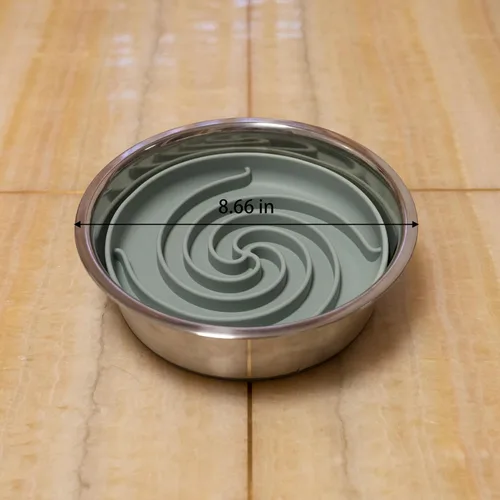 Miniatura 5 de Bifeaw Cuencos de Alimentación Lenta para Perros, Tazón de Rompecabezas para Cachorros de Silicona Apto para Lavavajillas y Microondas con Diseño