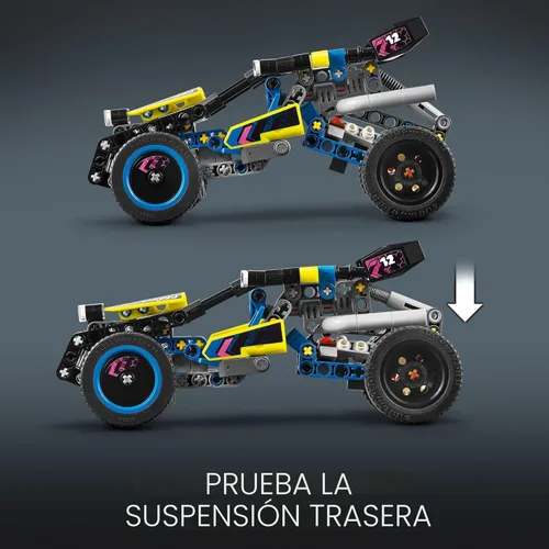 Miniatura 5 de LEGO Technic Off-Road Race Buggy - Coche de juguete para construir, juguete genial para niños, niñas y niños de 8 años que aman los concursos