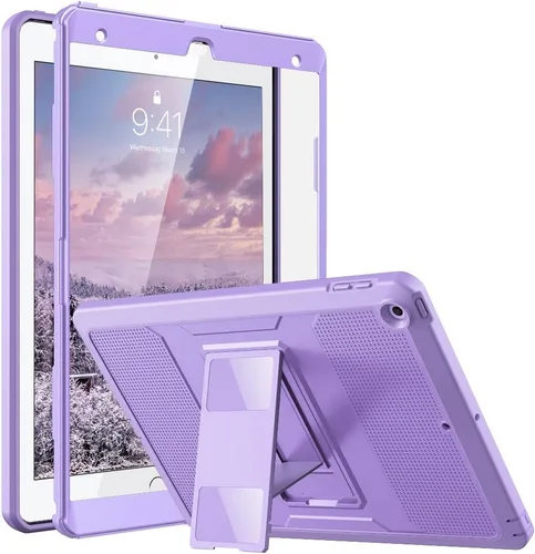 Miniatura 14 de MoKo Funda para iPad de 10.2 Pulgadas iPad 9ª Generación 2021/ iPad 8ª Generación 2020/ iPad 7ª Generación 2019, [Servicio Pesado] A Prueba