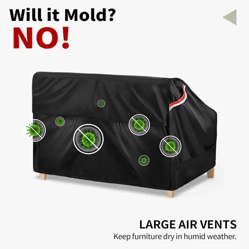 Miniatura 8 de KylinLucky Funda de sofá modular impermeable resistente de 85 pulgadas de ancho x 37 pulgadas de profundidad x 35 pulgadas de alto, funda de sofá