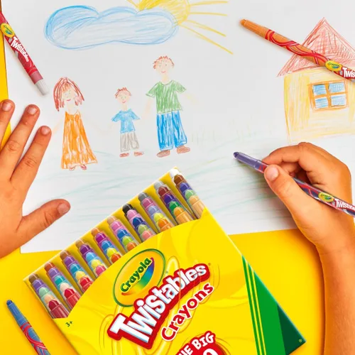 Miniatura 6 de Crayola Mini crayones Twistables (50 unidades), suministros de arte para niños, regalos únicos para niños, juego de colorear, crayones para niños