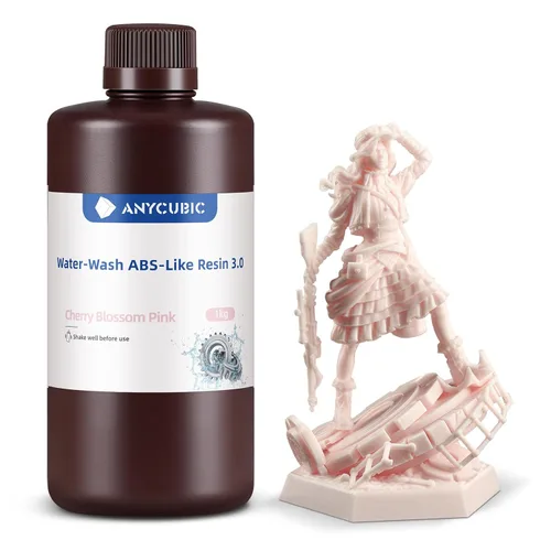 Miniatura 24 de ANYCUBIC Resina lavable con agua ABS-Like 3.0, resina para impresora 3D, alta dureza y alta precisión, fácil de procesar posteriormente, bajo olor