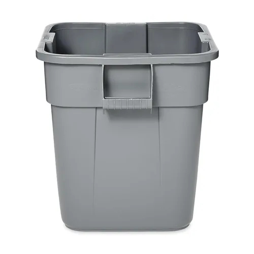 Miniatura 2 de Rubbermaid Commercial LLDPE Bote de Basura Cuadrado Brute de 28 Galones sin Tapa, Gris, Para Restaurantes/Garajes/Oficinas/Salas de Correo/Aulas
