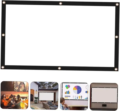 Miniatura 2 de DOITOOL Polyester Outdoor Indoor HD Projection for Home Theater Camping Classroom