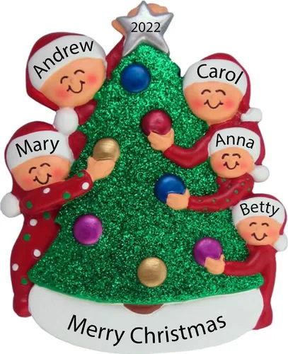Miniatura 10 de Adorno de Primera Navidad 2025 Personalizado para Parejas – Regalo Personalizado de Nuestro Primer Año Juntos para Parejas – Adorno de Primera