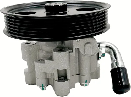 Miniatura 11 de Bomba de dirección asistida con conjunto de depósito de polea compatible con Dodge Ram 2500 3500 2003-2007
