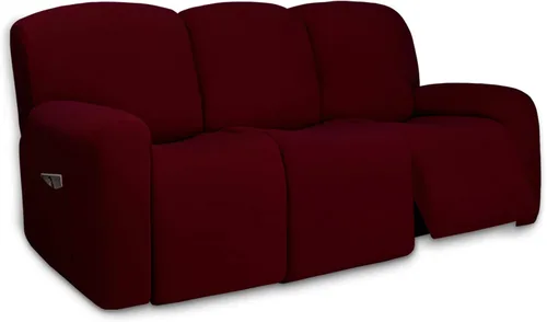 Miniatura 153 de PureFit - Funda superelástica con bolsillo p/protección de sofá/sillón - Suave cubierta de elastano antideslizante, lavable, c/base elástica, apta