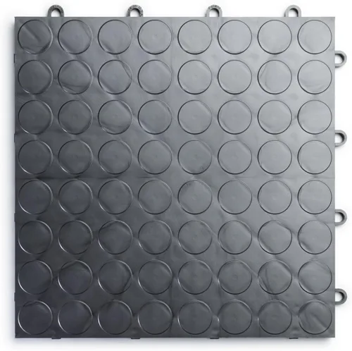 Miniatura 18 de Big Floors RaceDeck - Azulejos de garaje, suelo de garaje entrelazado, baldosa modular de copolímero antideslizante de alta resistencia, fácil