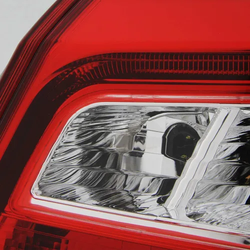 Miniatura 4 de AKKON - Compatible con luces traseras transparentes para Sentra Sedan de 4 puertas, color rojo cromado, luces traseras transparentes 2016 2017 2018