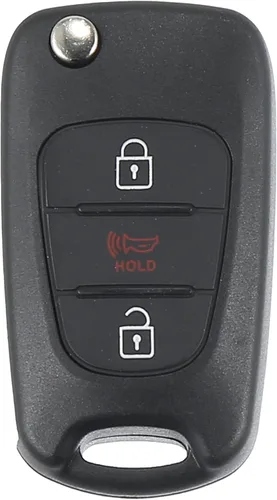 X AUTOHAUX 3 botones Flip Car entrada sin llave control remoto reemplazo llavero proximidad Smart Fob NYOSEKSAM11ATX para Kia Sportage 2012-2013