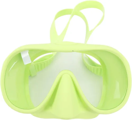Miniatura 9 de Luocute Gafas de esnórquel de buceo con película antivaho de vidrio templado, máscara de natación juvenil anti rotura protegida, máscara de natación