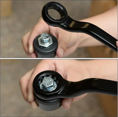 Miniatura 5 de uxcell Llave de impacto de extremo de caja compensada de 30mm tipo anillo de anillo de cabeza única de acero de alta resistencia Herramienta de mano