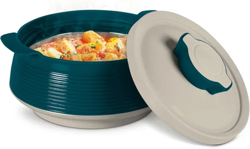 Miniatura 2 de MILTON Venice 2000 - Cacerola de acero inoxidable de doble pared con aislamiento de poliuretano, mantiene la comida caliente y fresca para Roti