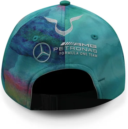 Miniatura 4 de Gorra Mercedes-AMG Petronas F1 Special Edition Lewis Hamilton 2022 Miami GP Azul