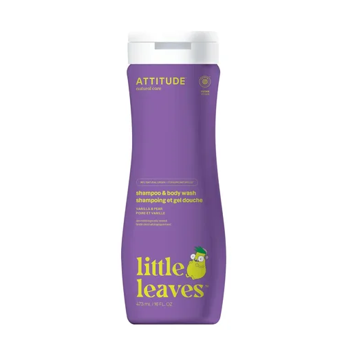 Miniatura 10 de ATTITUDE Champú y gel de baño para niños, limpiador de cabello y cuerpo verificado por EWG, jabón dermatológicamente probado, productos de baño a