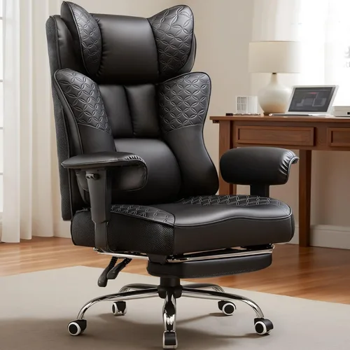 Miniatura 12 de GTPLAYER Gaming Chair with Foot Rest & Pocket Spring Cushion, Breathable Fabric for Home Office Desk, Ergonomic High Back Computer Chair with